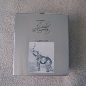 Cristal d'Arques Crystal Elephant
